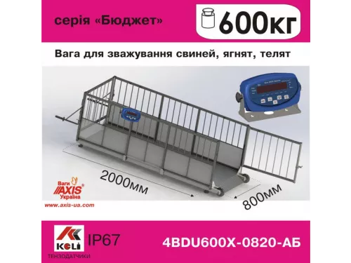 Весы для свиней 4BDU600Х-0820-Б Бюджет