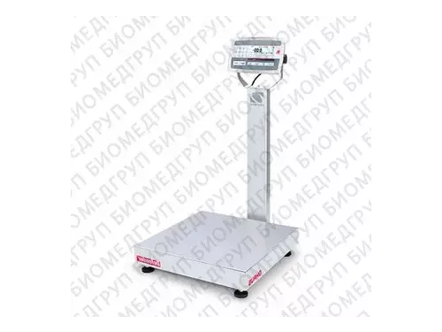 Весы OHAUS Defender 5000 D52XW600WTDV8 (300/600 кг x 20/50 г, со стойкой)