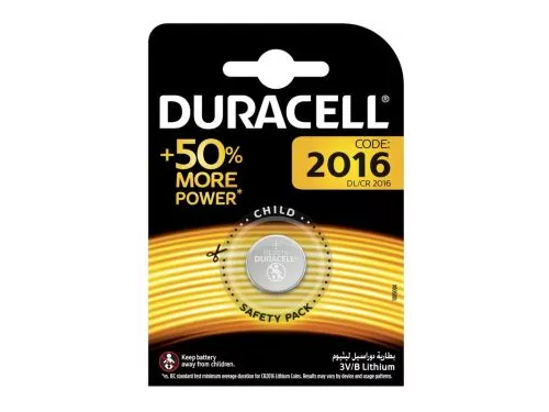 CR2016 3V Duracell батарейка литиевая