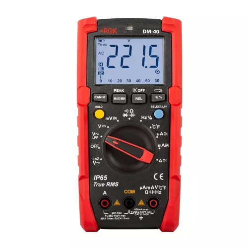 Цифровой мультиметр RGK DM-40 фото 1