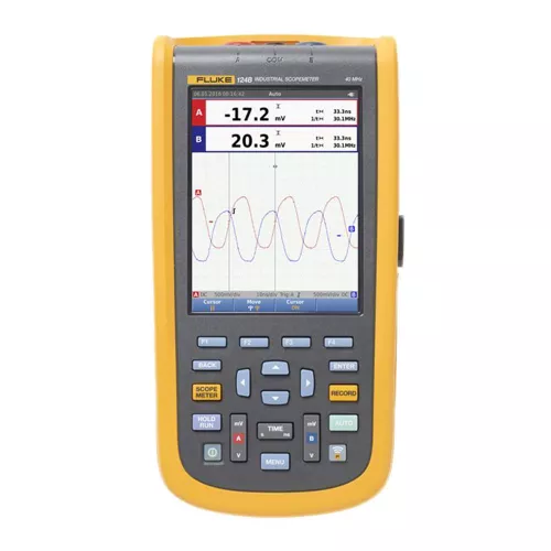 Fluke 124B - цифровой осциллограф портативный фото 1