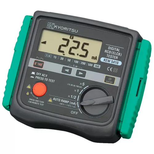 Цифровой измеритель параметров устройств защитного отключения (УЗО) KEW Model 5410 фото 1