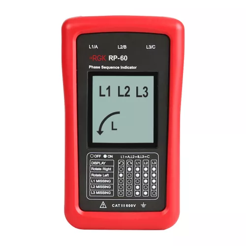 Индикатор чередования фаз RGK RP-60 фото 1