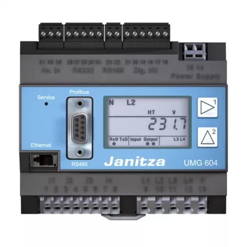 Анализатор качества электросети Janitza UMG 604 фото 1