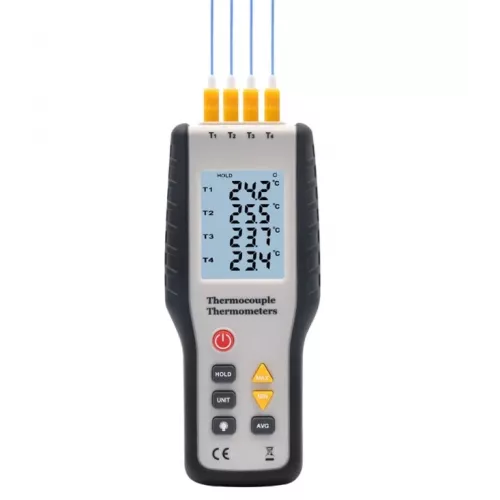 Цифровой термометр (4 канала, термопары K-типа) WALCOM HT-9815 фото 1