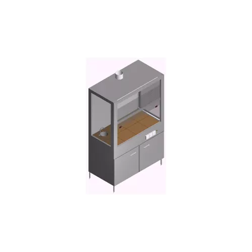 Вытяжной шкаф лабораторный с мойкой и тумбой ШВ-1Рс-1.3 фото 1