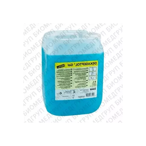DEKASEPTOL Gel - чистящее и дезинфицирующее средство для стоматологических аспирационных систем, 6 л фото 1
