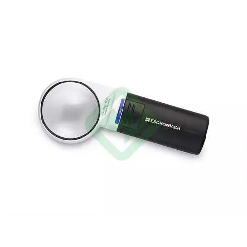 Лупа ручная асферическая Eschenbach с подсветкой mobilux LED, Ø60 мм, 4.0x (16.0 дптр) фото 1
