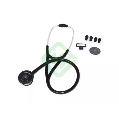 Стетоскоп (стетофонендоскоп) медицинский Riester Cardiophon, черный фото 2