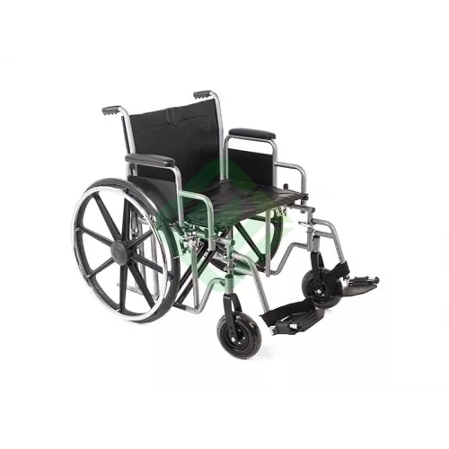 Кресло-коляска инвалидная складная Barry HD3 (сиденье 560 мм, колеса литые) фото 1