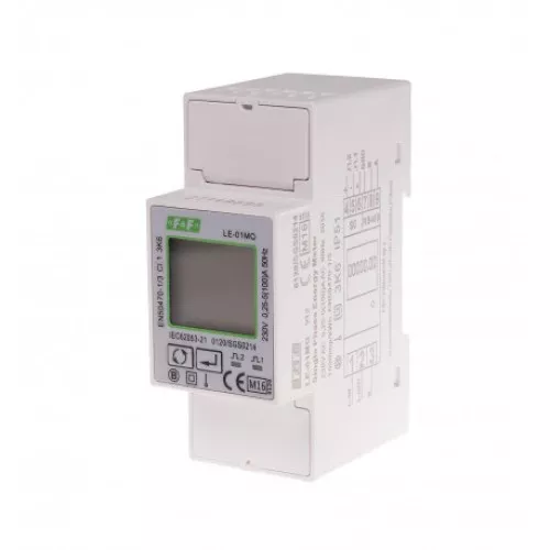 Однофазный двухсторонний счетчик электрической энергии LE-01MQ, Modbus RTU фото 1