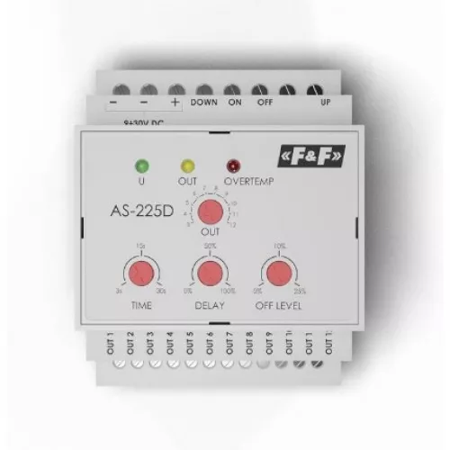 Реле каскадное AS-225D, 9-30В DC, 12-канальное фото 1