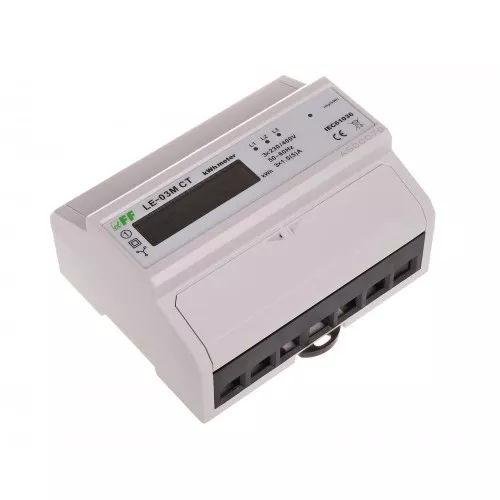 Счетчик электроэнергии LE-03M CT трехфазный, MODBUS RTU, трансформаторного подключения фото 3