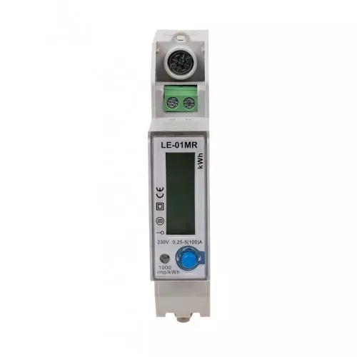 Счетчик электроэнергии LE-01MR, однофазный, Modbus RTU фото 1