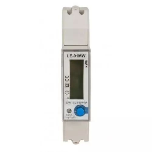 Счетчик электроэнергии LE-01MW, однофазный, MODBUS RTU, многотарифный фото 1