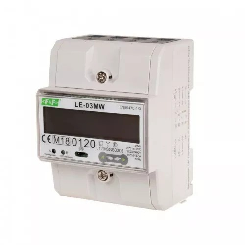 Счетчик электроэнергии LE-03MW,  3-фазный, Modbus RTU фото 3