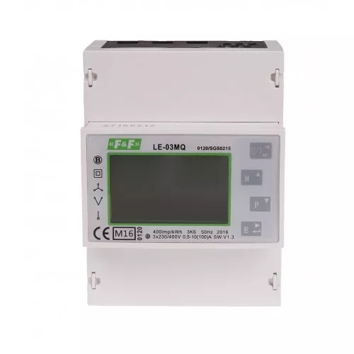 Трехфазный счетчик электроэнергии LE-03MQ, Modbus RTU фото 1