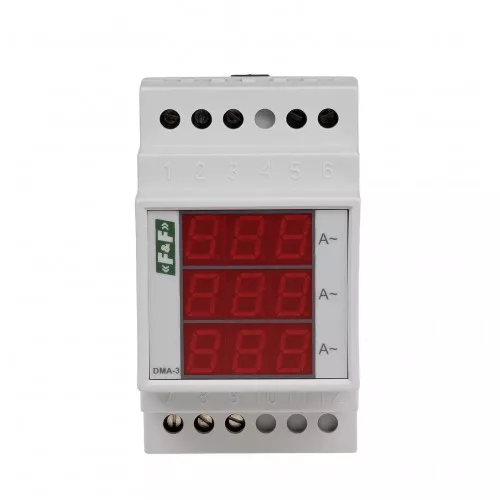 Цифровой индикатор тока DMA-3RMS-50-5A, трехфазный фото 1
