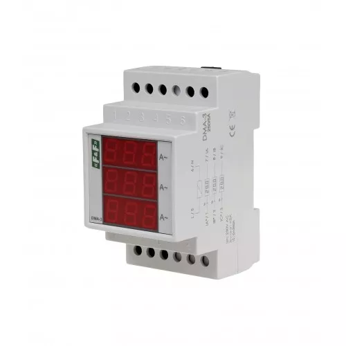 Цифровой индикатор тока DMA-3RMS-50-5A, трехфазный фото 3