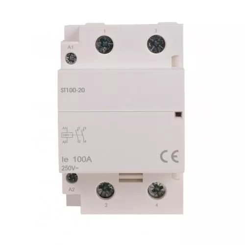 Контактор ST100-20, 100А, 230В, 2XNO фото 1