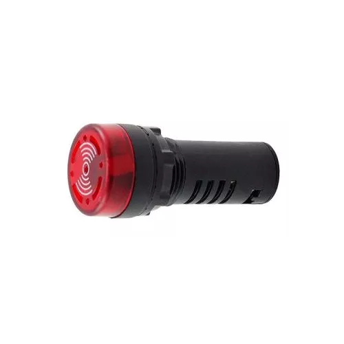 AD22-22M 24VAC/DC сигнализатор свето-звуковой (зуммер) фото 1