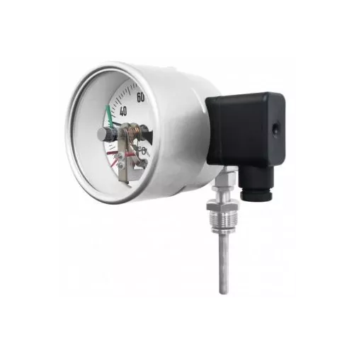 2/Z103 0-160°С Ø160mm M27x2R 150mm 20mm (угловой) 60V 30W Reglerwerk термометр электроконтактный фото 1