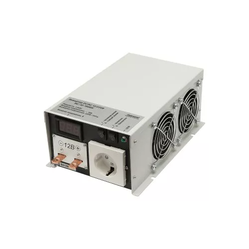 DC/AC 12/220V 1500W ИС-12-1500У Сибконтакт инвертор/преобразователь напряжения фото 1