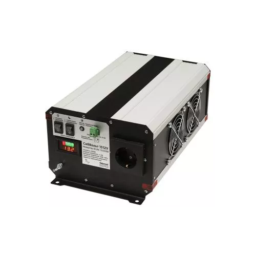 DC/AC 12/220V 1500W СибВольт 1512У Сибконтакт инвертор/преобразователь напряжения фото 1