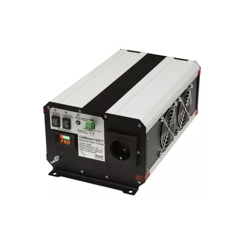 DC/AC 24/220V 1500W СибВольт 1524У Сибконтакт инвертор/преобразователь напряжения фото 1