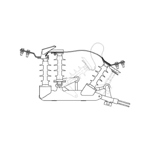 РЛКЖ-10 (УХЛ1) Разъединитель линейный качающегося типа (двухпозиционный) фото 1