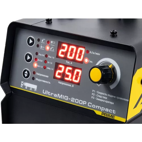Полуавтомат  КЕДР UltraMIG-200P Compact (220В, 10-200А) фото 2