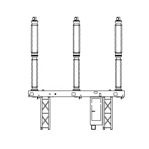 ВГТ-220 (У1, УХЛ1*) Выключатель элегазовый колонковый (трехполюсное/однополюсное исполнение) фото 1