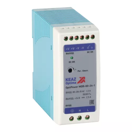 Блок питания OptiPower MDR-60-24-1 фото 1