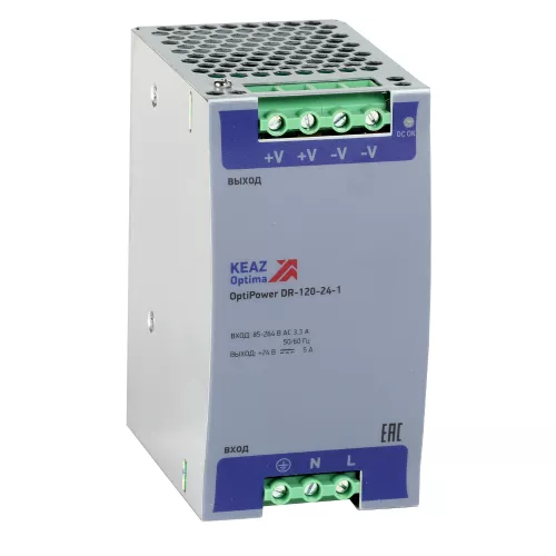 Блок питания OptiPower DR-120-24-1 фото 1