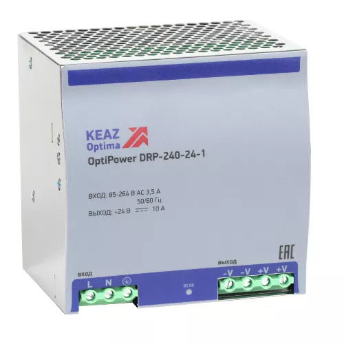Блок питания OptiPower DRP-240-24-1 фото 1