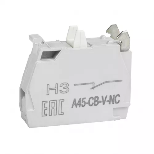 Контактный блок OptiSignal D22 A45-CB-V-NC 1НЗ винтовой зажим ZBE102 фото 1