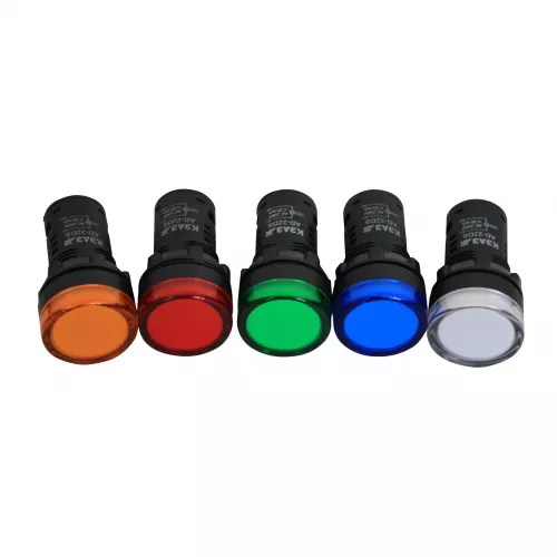 Лампа AD22DS(LED) матрица D22мм красный 230В-КЭАЗ фото 1
