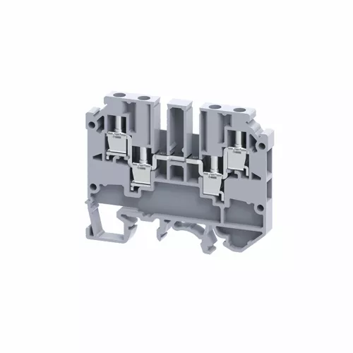 Клемма с четырьмя контактами винтовая OptiClip СMC-2,5-QUATTRO-(0,2-4)-I-BU-синий фото 1