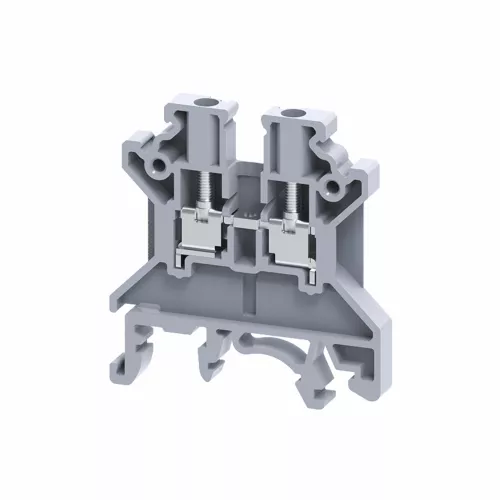 Клемма проходная винтовая OptiClip CTS-2,5-I-24A-(0,2-2,5)-серый фото 1