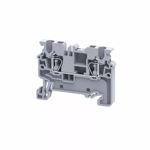 Клемма проходная пружинная OptiClip CХ-2,5-I-24A-(0,2-2,5)-серый фото 1
