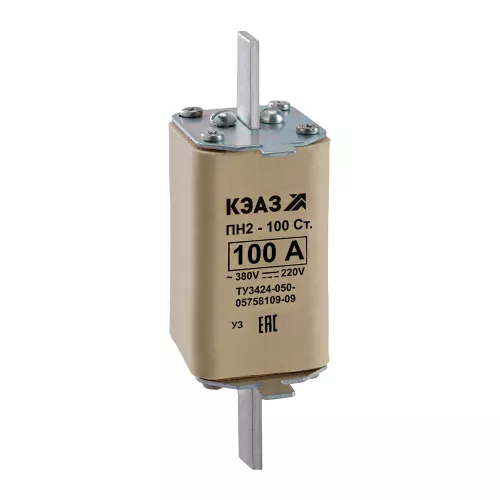 Вставка плавкая ПН2-100-С-100А-У3-КЭАЗ фото 1